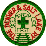 2in. RR Patch Denver & Salt Lake