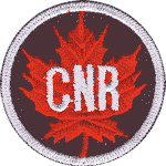 2in. RR Patch Canadian National 2in. RR Patch Canadian National
