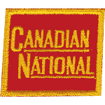 2in. RR Patch Canadian National 2in. RR Patch Canadian National