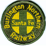 2in. RR Patch Burlington Northern