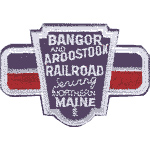 3in. RR Patch Bangor & Aroostock