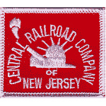 3in. RR Patch New Jersey Central