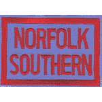 3in. RR Patch Norfolk Southern