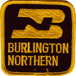 3in. RR Patch Burlington Northern