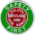 3in. RR Patch Duluth Missabe - Iron Range