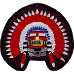3in. RR Patch Santa Fe War bonnet