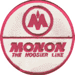 3in. RR Patch Monon Hoosier Line