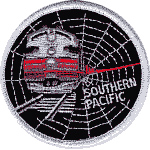 3in. RR Patch Southern Pacific - Black Widow
