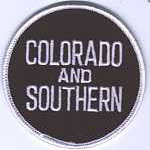 3in. RR Patch Colorado & Southern