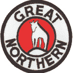 3in. RR Patch Great Northern