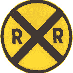 3in. RR Patch RR Crossing