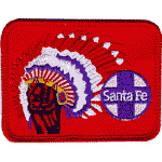 3in. RR Patch Santa Fe Chief