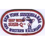 3in. RR Patch NY Susquehanna Western RR