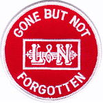 3in. RR Patch L-N Gone but not Forgotten