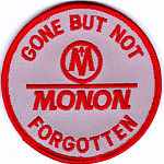 3in. RR Patch Monon Gone but not Forgotten