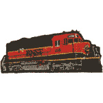 4in. RR Patch BNSF Loco 4in. RR Patch BNSF Loco