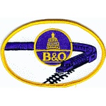 4in. RR Patch B&O 4in. RR Patch B&O