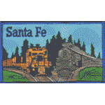 5in. RR Patch Santa FE