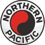7in. RR Patch Northern Pacific 7in. RR Patch Northern Pacific