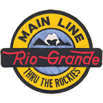 7in. RR Patch Rio Grande Main Line 7in. RR Patch Rio Grande Main Line