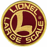3in. Lionel Patch Lionel Large Scale 3 in.