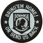 3in. Mil Patch MIA-Bring 'em Home 3 inch