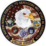 11in. Mil Patch Fallen Heros 11 inch