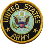 3in. Mil Patch US Army 3 inch