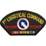 4in. Mil Patch 1st Log. Cmd Vietnam Vet. 4-inch 